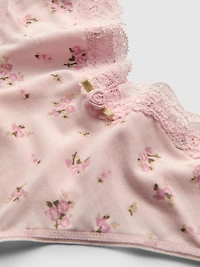 Printed Push-Up Bra and Thong Set