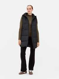 Longline Zip-Up Vest