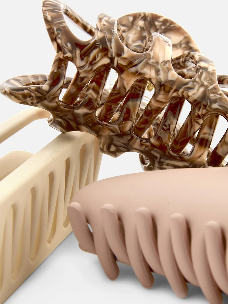 3-Pack Multi Claw Clips