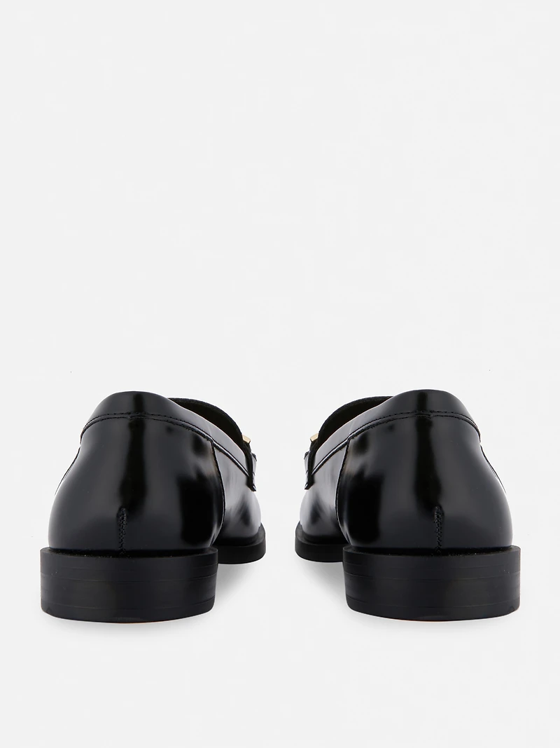 Patent Snaffle Loafers