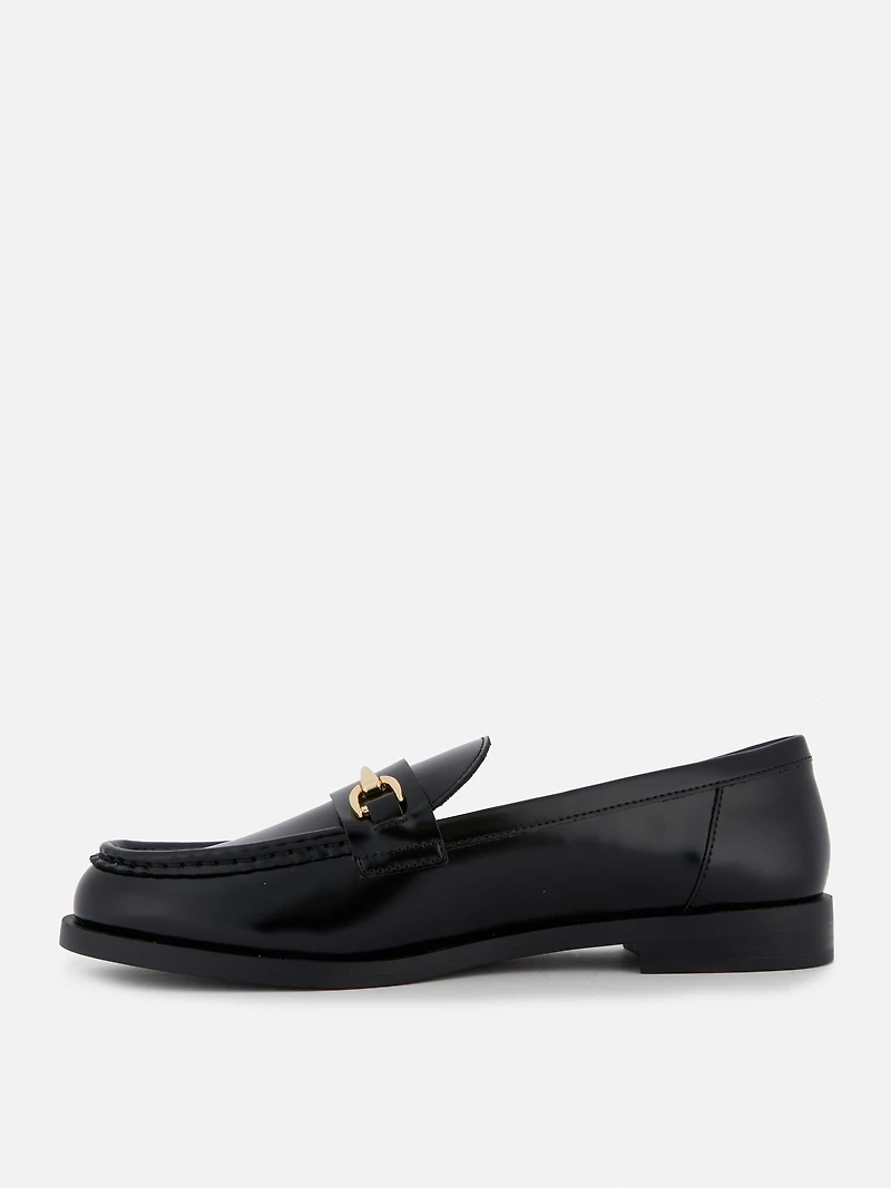 Patent Snaffle Loafers