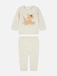 0-36mths | Fox Sweater and Leggings Set