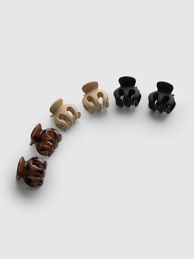 6pk Mini Hair Claw Clips