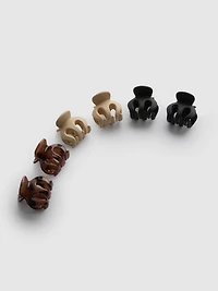 6pk Mini Hair Claw Clips