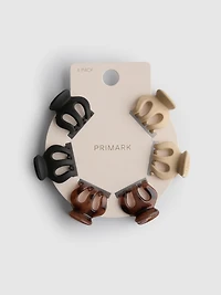 6pk Mini Hair Claw Clips