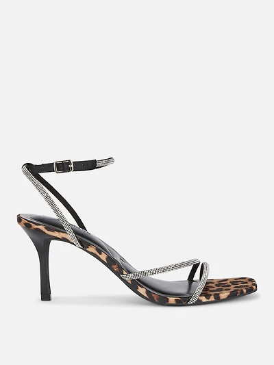 Diamante Strappy Heeled Sandal