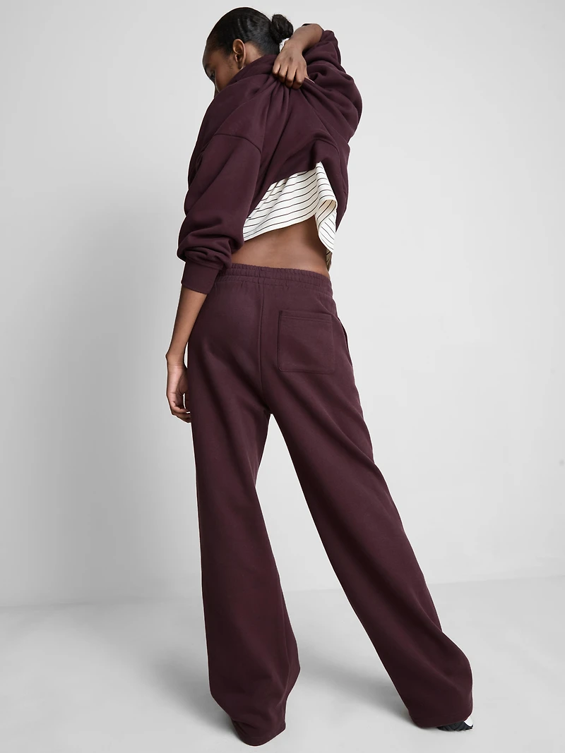 Cotton Rich Wide Leg Sweatpants