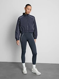 Contrast Piping Shell Jacket