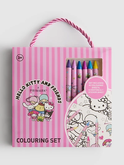 Hello Kitty and Friends Coloring Set
