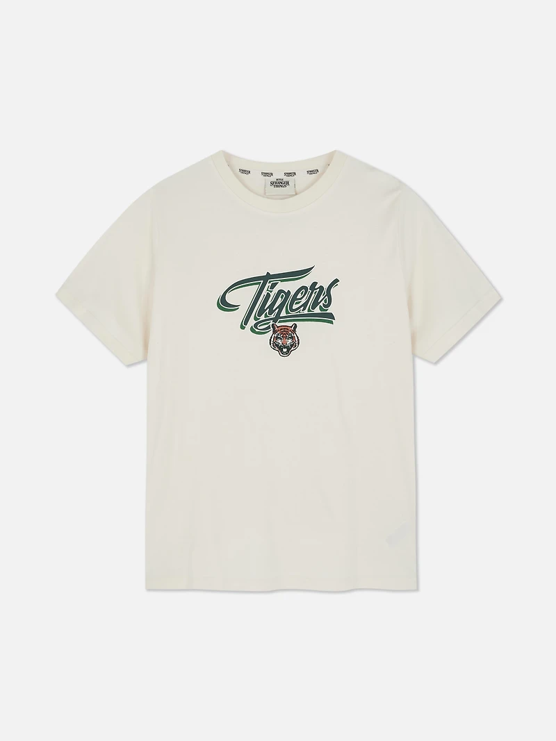 Stranger Things Hawkins Tigers Tee