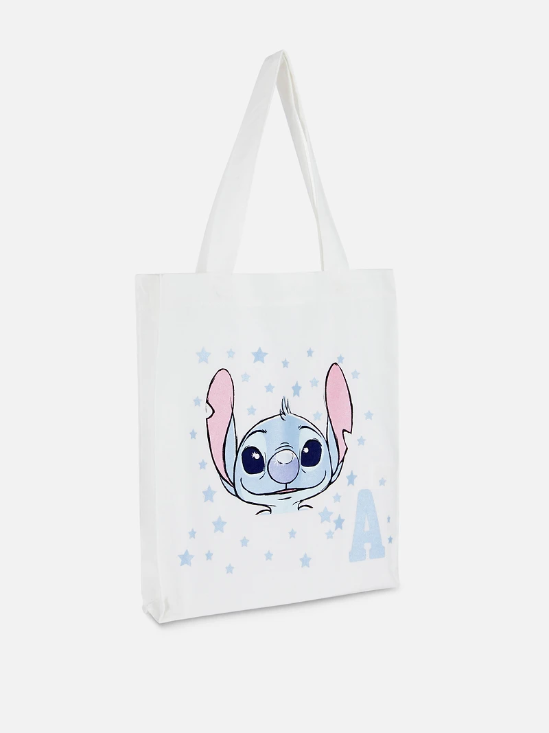 Disney's Stitch Initial Tote Bag