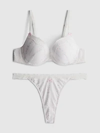 Love To Lounge Floral Push Up Underwear Set