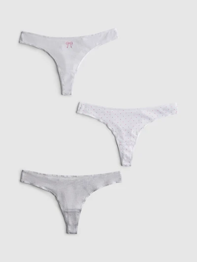 5-Pack Cotton Thongs