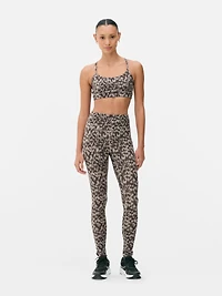Printed Performance Crop Top