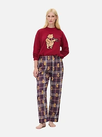 Disney’s Winnie The Pooh Tartan Pajama Bottoms