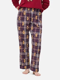 Disney’s Winnie The Pooh Tartan Pajama Bottoms