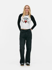 Stranger Things Long Sleeve Raglan T-Shirt