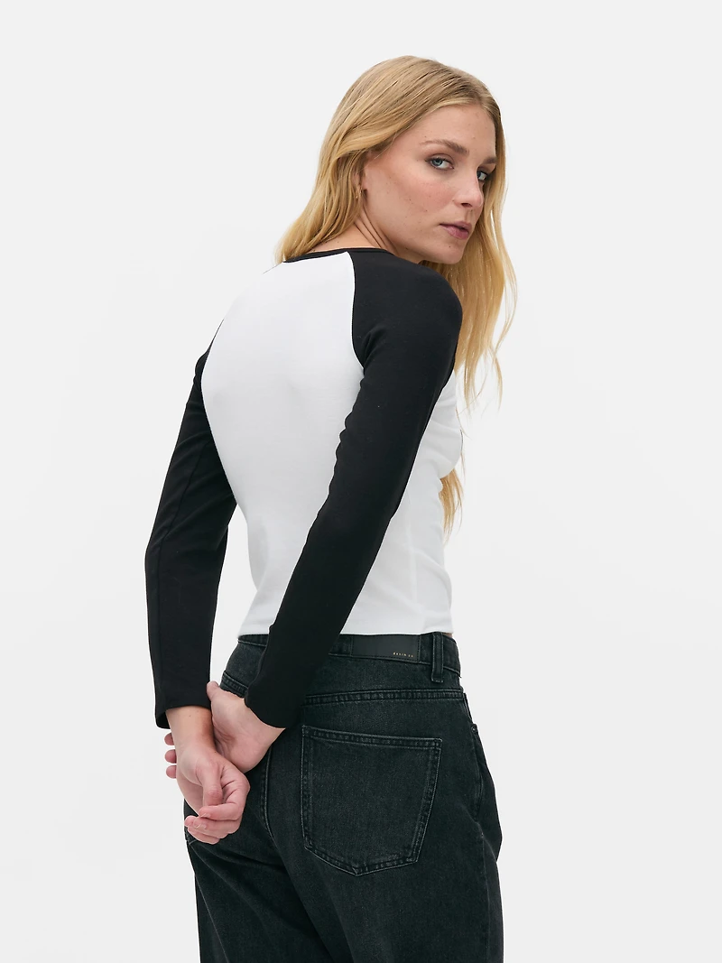 Stranger Things Long Sleeve Raglan T-Shirt