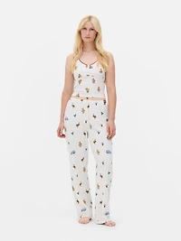 Disney’s Winnie The Pooh Wide Leg Pajama Bottoms