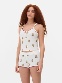 Disney’s Winnie The Pooh Shorty Pajama Set