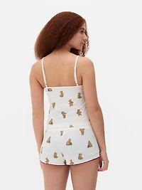 Disney’s Winnie The Pooh Shorty Pajama Set