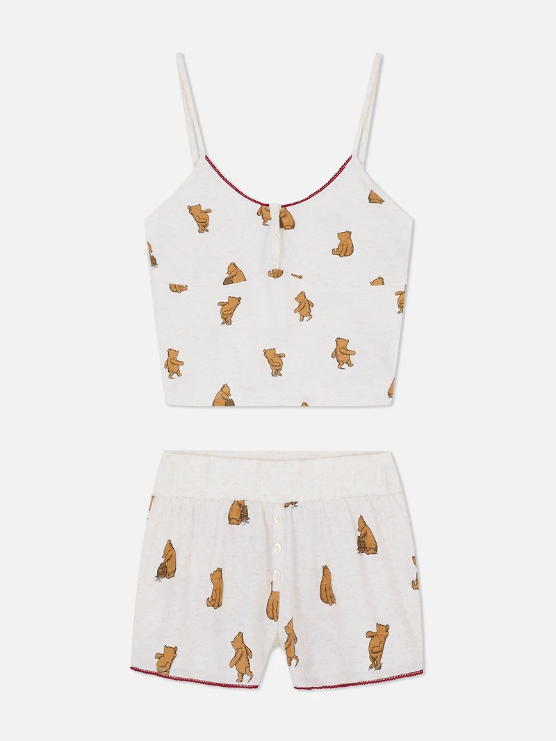 Disney’s Winnie The Pooh Shorty Pajama Set