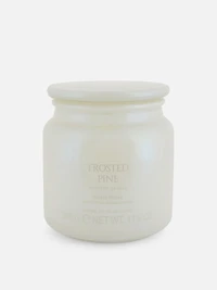 Scented Candle In Frosted Glass Container