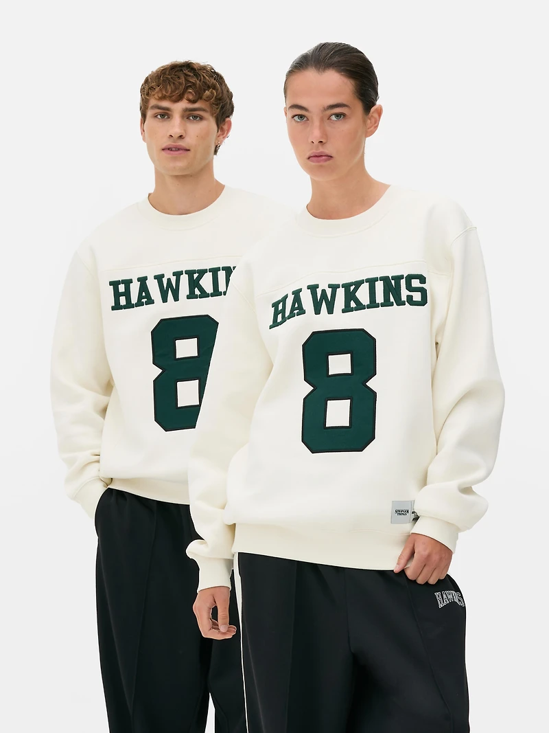 Stranger Things Hawkins Crew Neck Sweatshirt