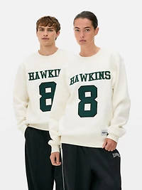 Stranger Things Hawkins Crew Neck Sweatshirt