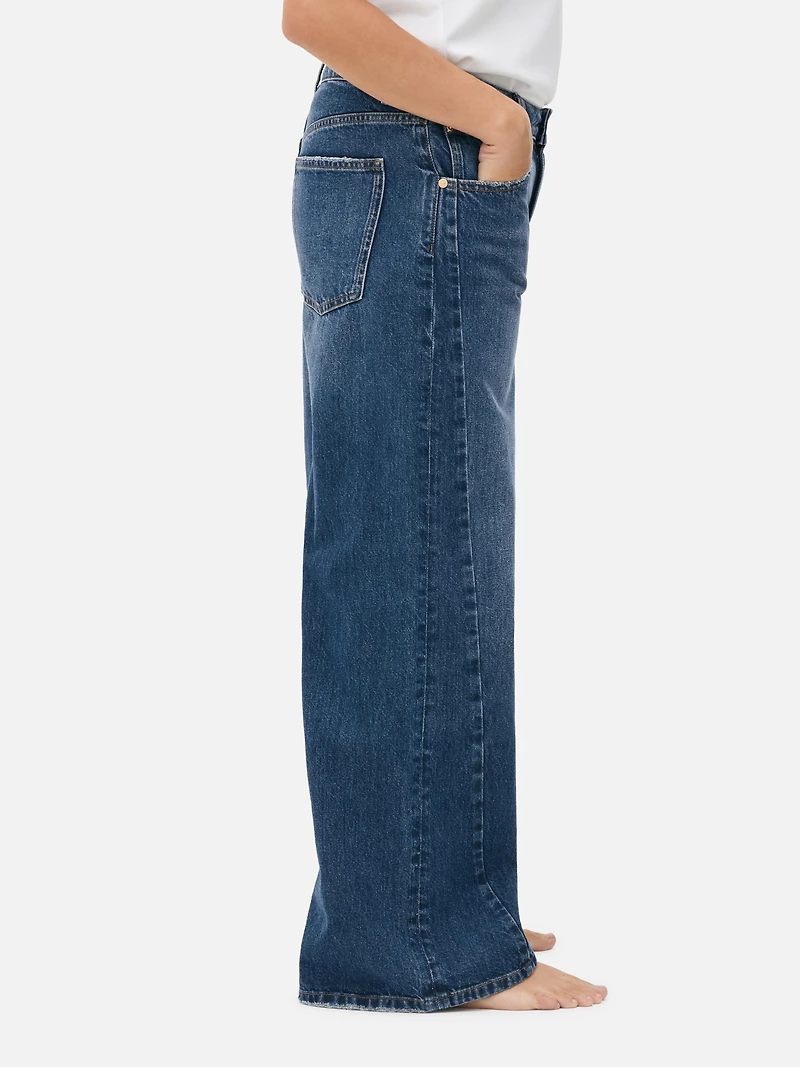 Mid Rise Baggy Jeans