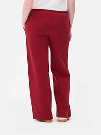 Harvard Drawstring Wide-Leg Joggers