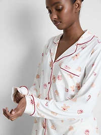 Christmas Printed Boyfriend Pajamas