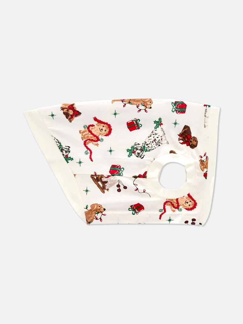 Pet Pure Cotton Dog Print Family Christmas Pajamas