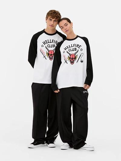 Stranger Things Hellfire Club Raglan T-Shirt