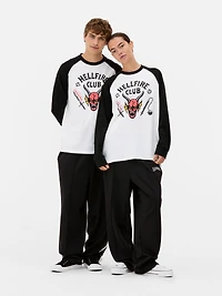 Stranger Things Hellfire Club Raglan T-Shirt