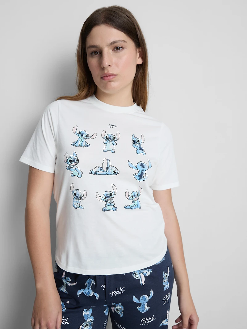 Disney's Stitch T-shirt Pajamas