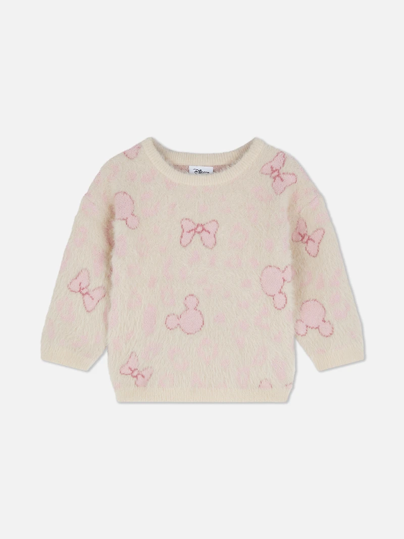 0-24mths | Disney's Minnie Mouse Eyelash Sweater