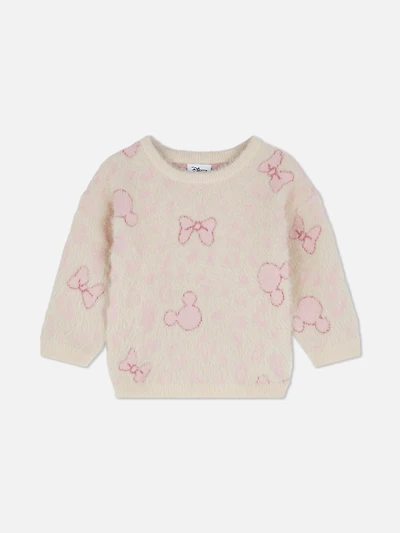 0-24mths | Disney's Minnie Mouse Eyelash Sweater