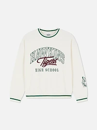 Stranger Things Hawkins Things Pajama Top