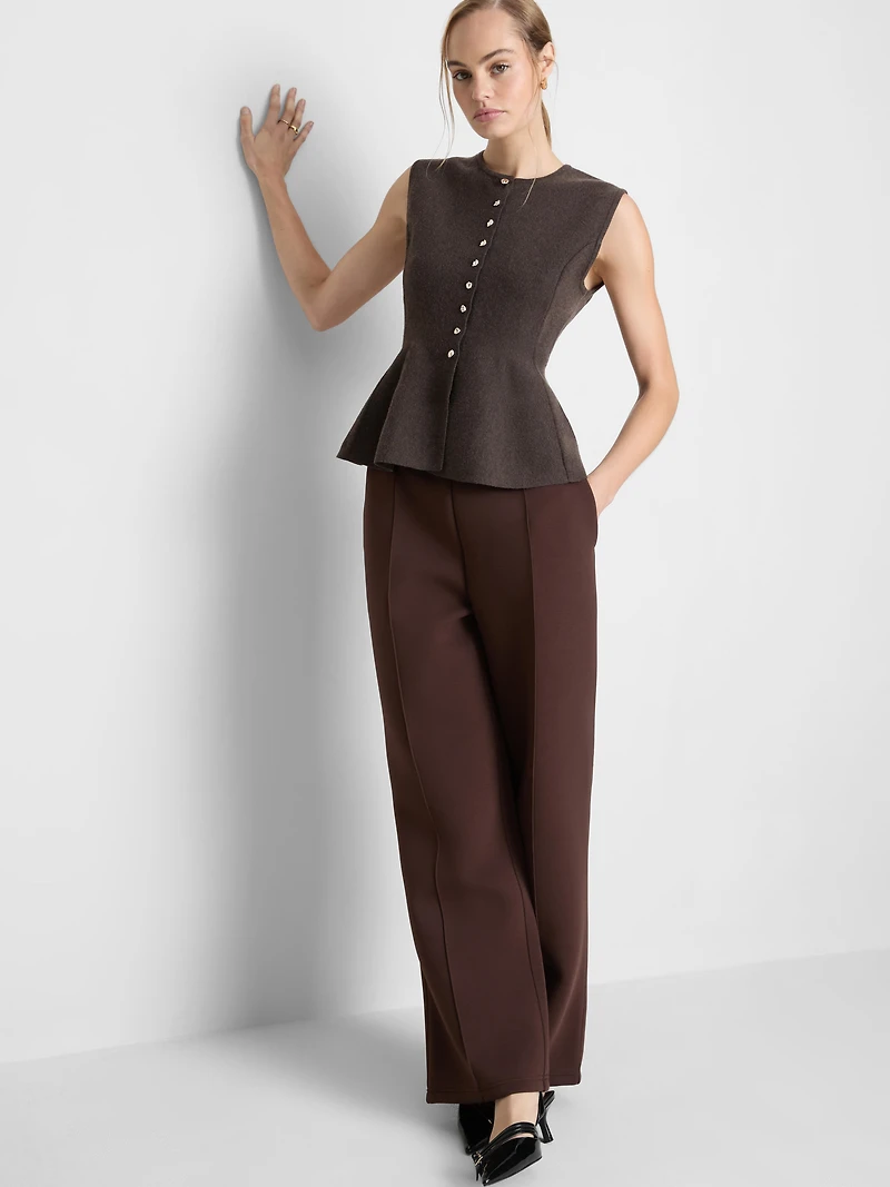 The Edit Peplum Waistcoat