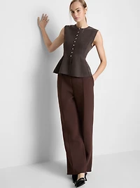 The Edit Peplum Waistcoat