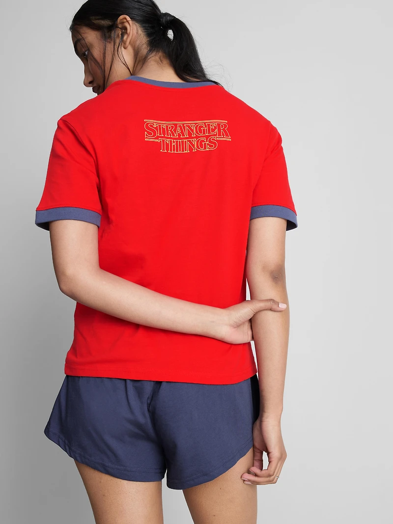 Stranger Things WSQK Shorty Pajamas