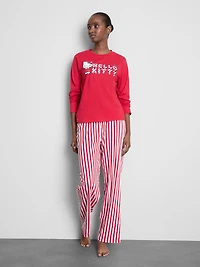 Hello Kitty Striped Pajama Set