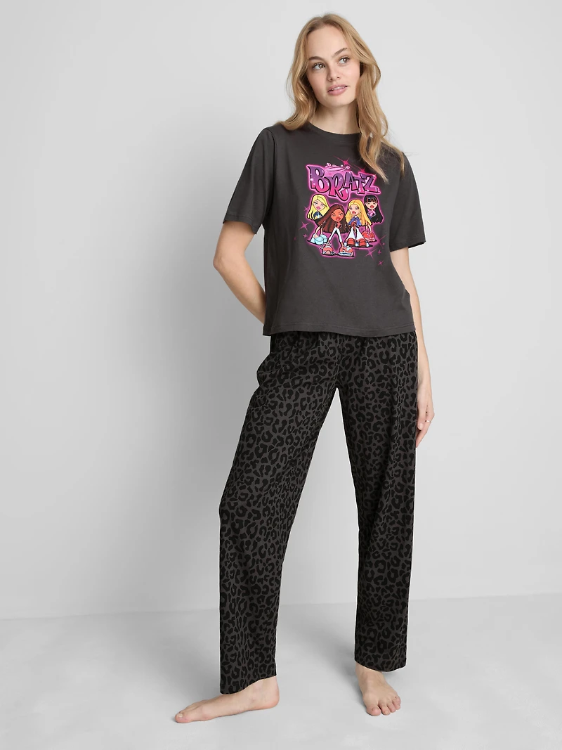 Bratz Cotton Leopard Pajamas