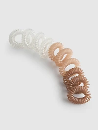 10-Pack Spiral Hair Bands
