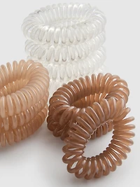 10-Pack Spiral Hair Bands