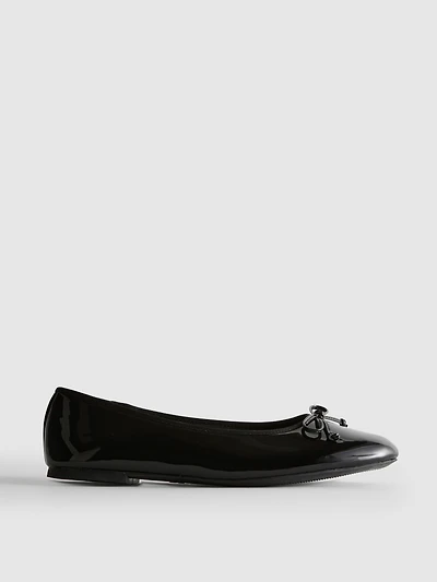 Patent Ballet Flats