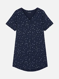 Ditsy Print Night Dress