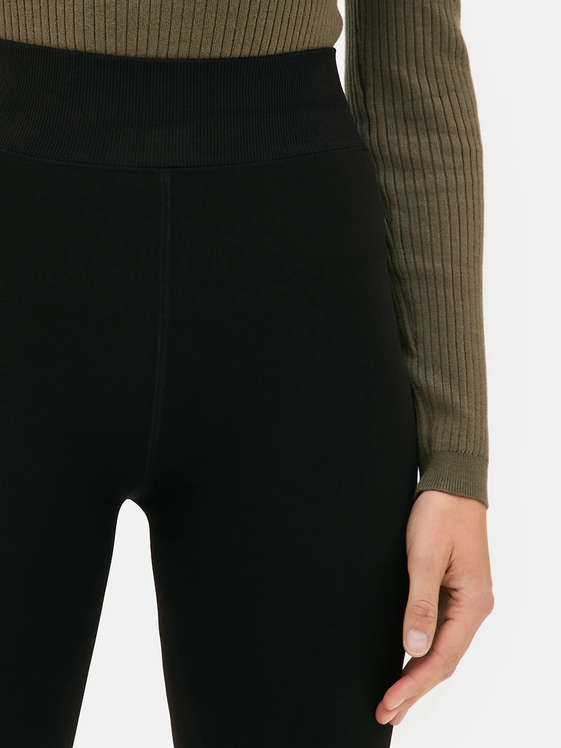 Velvet Plush Flare Leggings