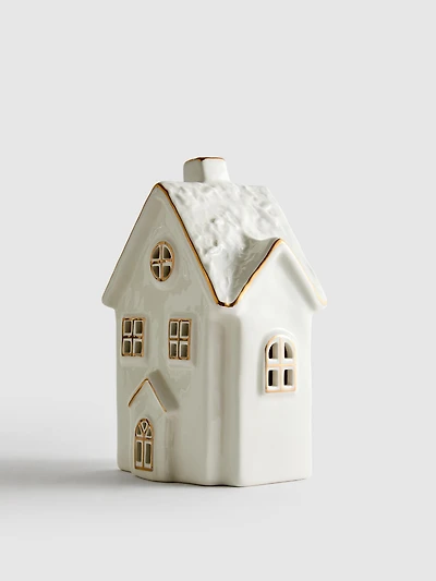 Ceramic LED House Ornament